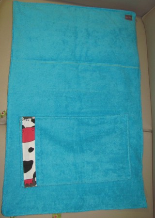 Tapis de change nomade "oh la vache"